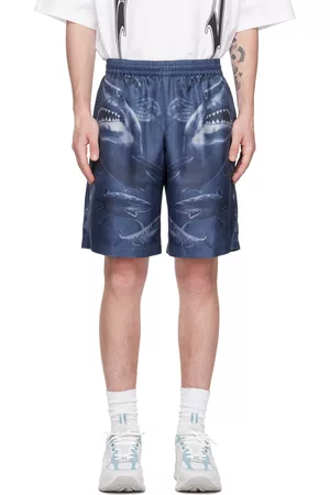 Burberry Men Shorts - Blue Shark Shorts