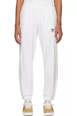 adidas Men Sweatpants - White & Beige Rekive Track Pants