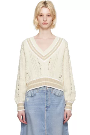 RAG&BONE Women Sweaters - Off-White Brandi Sweater