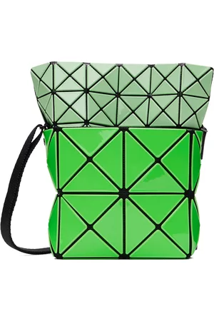 BAO BAO ISSEY MIYAKE Men Luggage - Green Lucent Nest Bag
