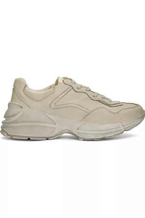 Gucci Men Sneakers - Off-White Rhyton Sneakers