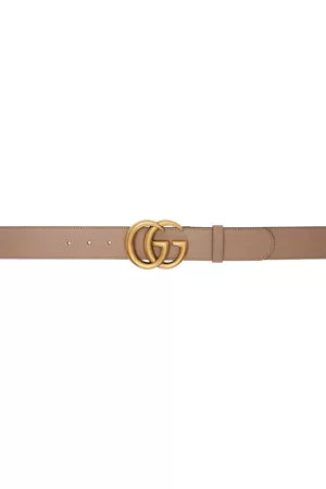 Gucci Women Belts - Pink Leather GG Belt