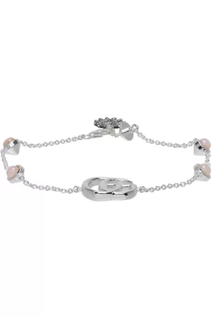 Gucci Women Bracelets - Silver Double G Flower Bracelet