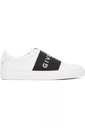 Givenchy Women Sneakers - White & Black Elastic Urban Knots Sneakers