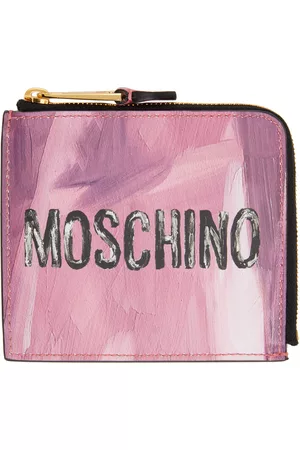 Moschino Women Wallets - Pink Painting Wallet