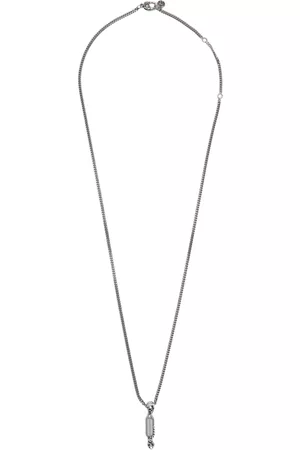 Alexander McQueen Men Necklaces - Silver Long Punk Chain Necklace