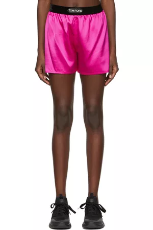 Tom Ford Women Shorts - Pink Silk Shorts