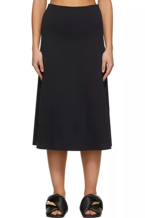 Max Mara Women Midi Skirts - Navy Edoardo Midi Skirt