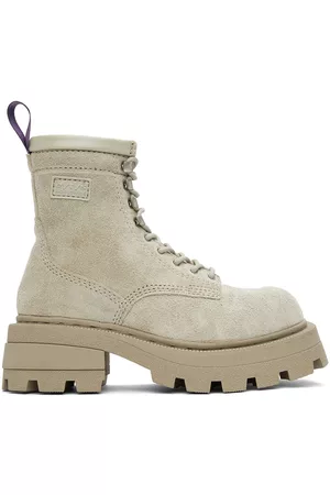 Eytys Women Lace-up Boots - Grey Michigan Lace-Up Boots