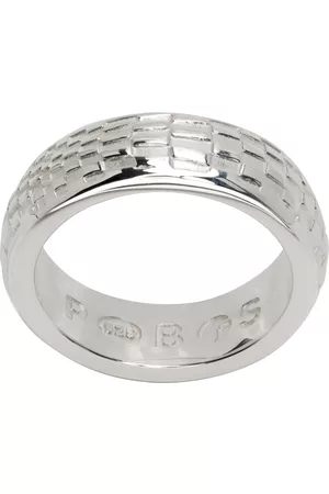 PEARLS BEFORE SWINE Men Rings - Silver Ruln Ring