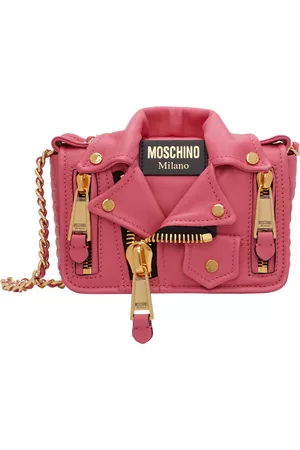 Moschino Women Shoulder Bags - Pink Biker Bag