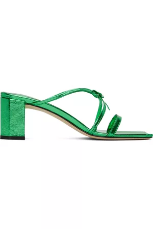 By Far Women Heeled Sandals - Green June Heeled Sandals