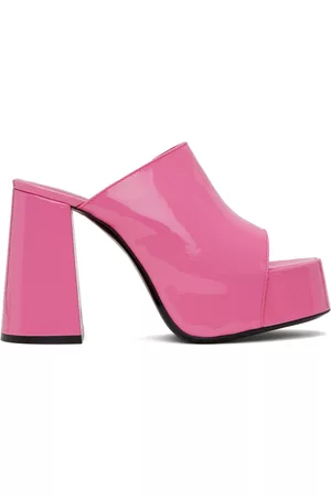 By Far Women Heeled Sandals - Pink Brad Heeled Sandals