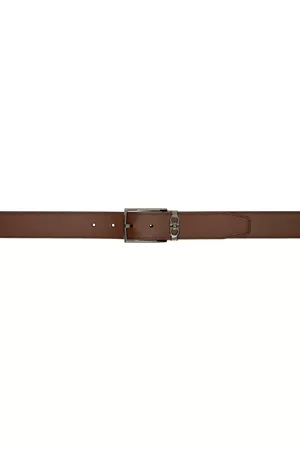 Salvatore Ferragamo Men Belts - Brown & Black Gancini Reversible Belt