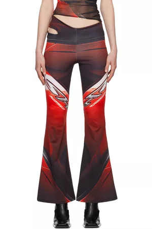 Tara Hakin Women Pants - SSENSE Exclusive Red Twist Trousers