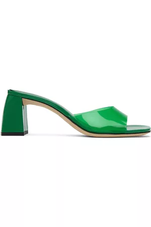 By Far Women Heeled Sandals - Green Romy Heeled Sandals