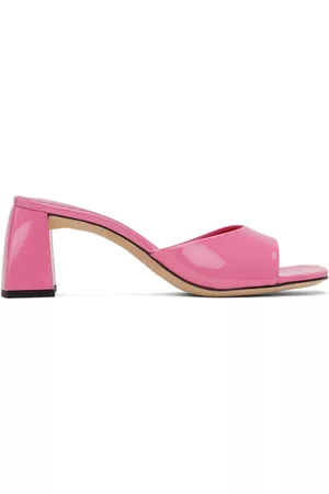 By Far Women Heeled Sandals - Pink Romy Heeled Sandals