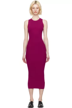 Leset Women Midi Dresses - Pink Grace Sleeveless Midi Dress