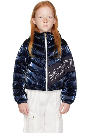 Moncler Jackets - Kids Navy Vonnes Down Jacket