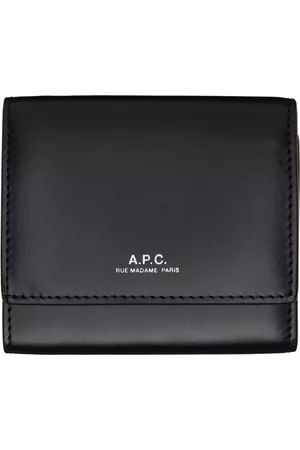 A.P.C. Men Wallets - Black Lois Compact Wallet