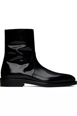 Salvatore Ferragamo Men Ankle Boots - Black Ankle Boots