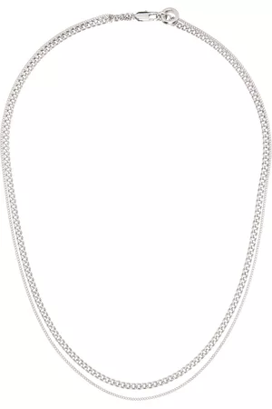 A.P.C. Men Necklaces - Silver Minimal Necklace