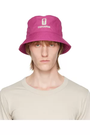 Rick Owens Men Hats - Pink Converse Edition Bucket Hat