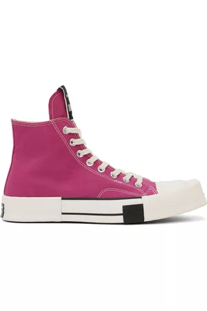 Rick Owens Men Canvas Sneakers - Pink Converse Edition TURBODRK Chuck 70 Sneakers
