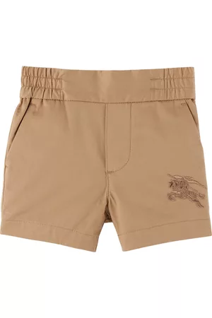 Burberry Twill Shorts - Baby Beige EKD Motif Shorts
