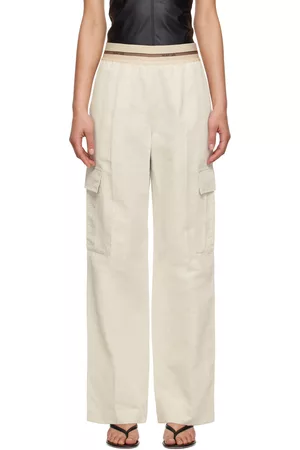 Helmut Lang Women Pants - Taupe Pull-On Trousers