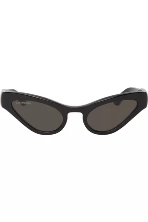 Balenciaga Women Cat Eye Sunglasses - Off-White Cat-Eye Sunglasses