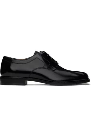 Maison Margiela Men Formal Shoes - Black Tabi Derbys