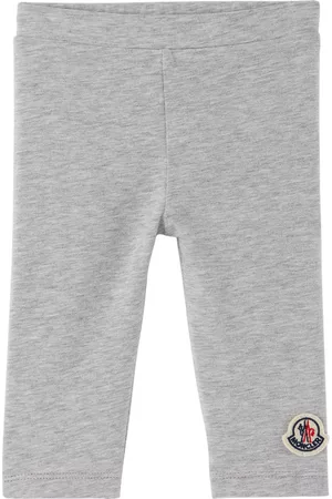 Moncler Accessories - Baby Gray Patch Leggings