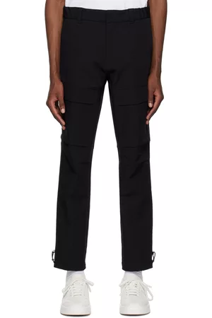 HUGO BOSS Men Cargo Pants - Black Darted Cargo Pants
