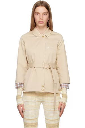 Acne Studios Women Twill Jackets - Belted Jacket