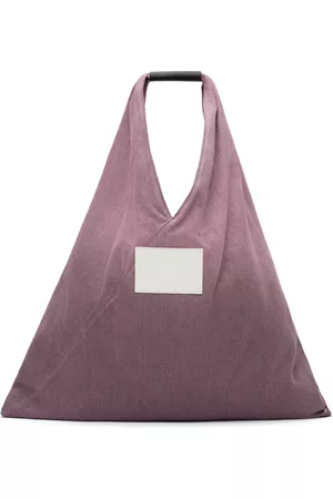 Maison Margiela Men Bags - Purple Triangle Denim Tote