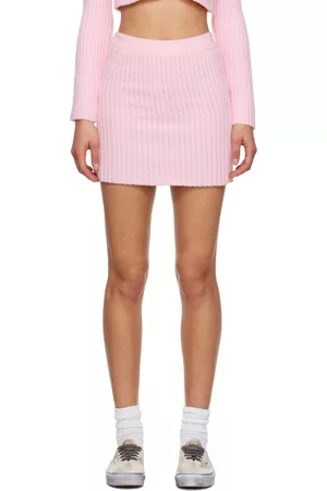 ERL Women Midi Skirts - Pink Cheeader Midi Skirt