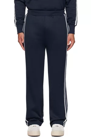 Ami Men Sweatpants - SSENSE Exclusive Navy Track Pants