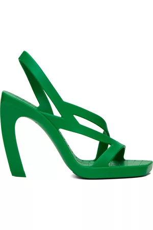 Bottega Veneta Women Heeled Sandals - Green Jimbo Heeled Sandals