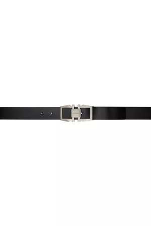 Salvatore Ferragamo Men Belts - Reversible Black Gancini Belt