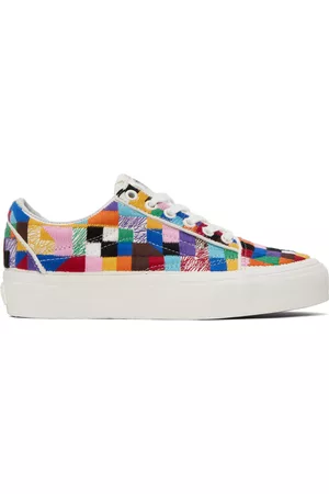Vans Men Canvas Sneakers - Multicolor Old Skool VLT Pride Sneakers