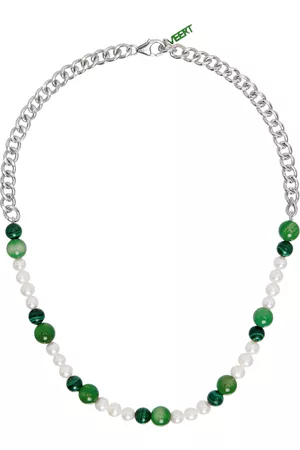 Veert Men Necklaces - White Gold Curb Chain Necklace