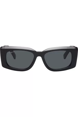 Salvatore Ferragamo Women Sunglasses - Black Rectangular Sunglasses