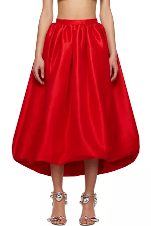 Kika Vargas Women Midi Skirts - SSENSE Exclusive Nina Midi Skirt