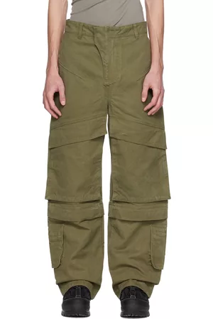 Entire Studios Men Cargo Pants - SSENSE Exclusive Khaki Hard Cargo Pants