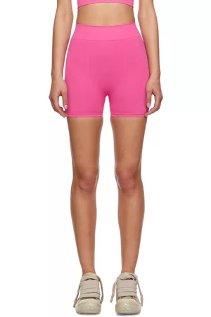 Rick Owens Women Shorts - Pink Seamless Shorts