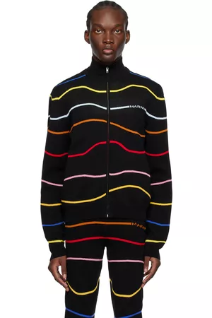 Marni Men Tops - Black Striped Sweater