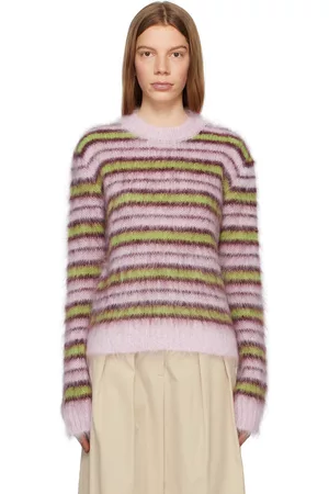 Marni Women Sweaters - Pink Striped Sweater