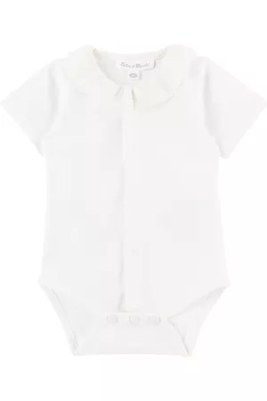 Tartine Et Chocolat Rompers - Baby White Lace Collar Bodysuit