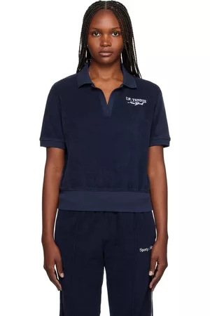 Sporty & Rich Women Polo T-Shirts - Navy SR Sport Polo